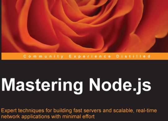 Download Mastering NodeJS Book by Sandro