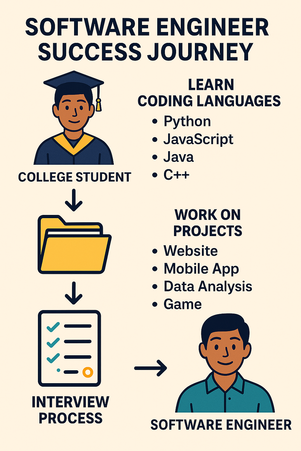 Indian fresher's journey to first software engineering job