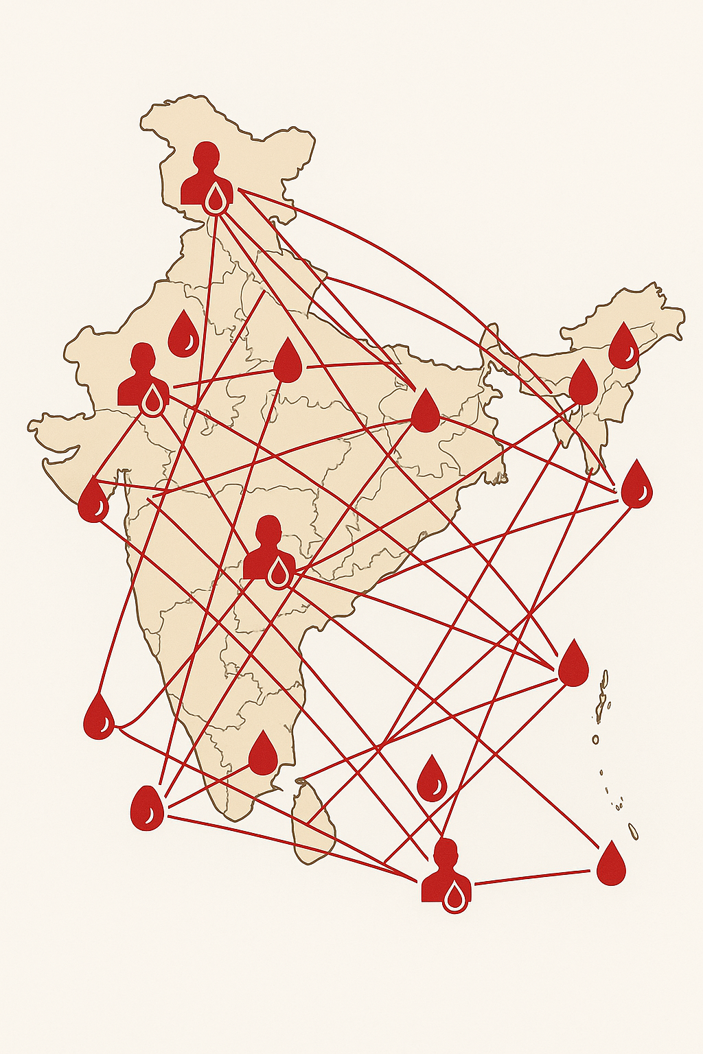 MediMapster's nationwide blood donation network connecting donors across India